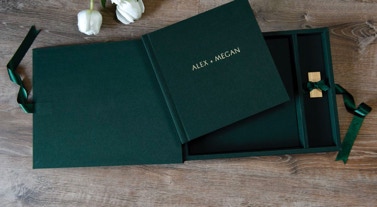 Wedding album by Michael Petersen photography
