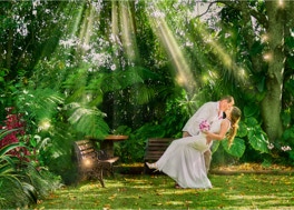 Cairns Wedding photographer-Yungaburra wedding, bride and groom