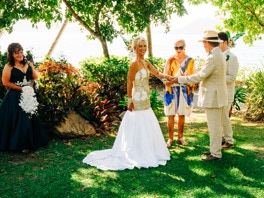 Happy bride -Fitzroy Island wedding photographer